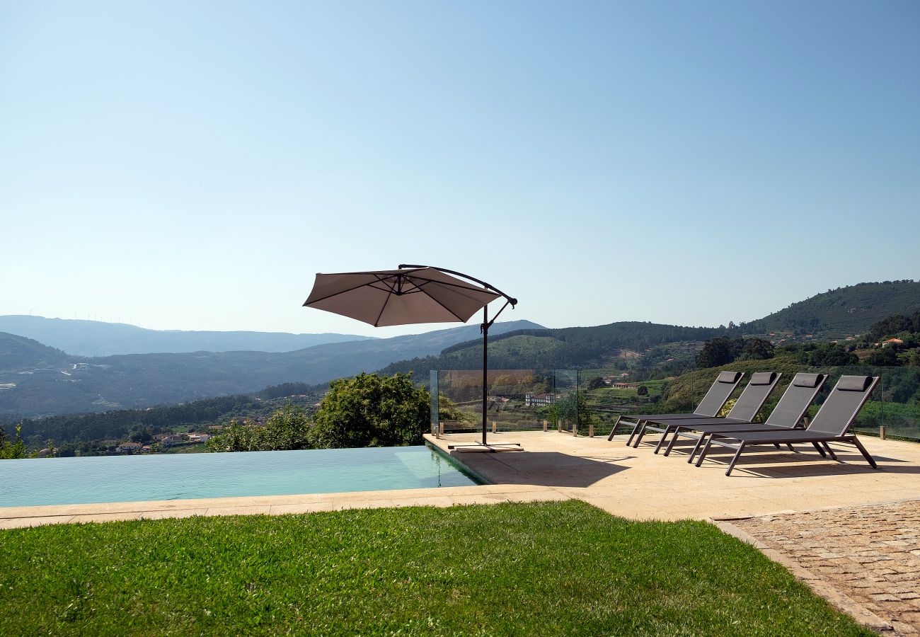 Swimming pool terrace view