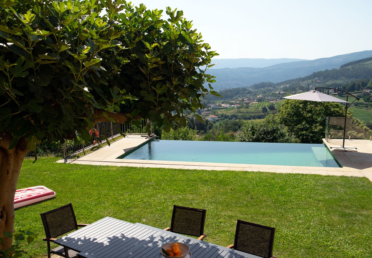 Swimming pool terrace view